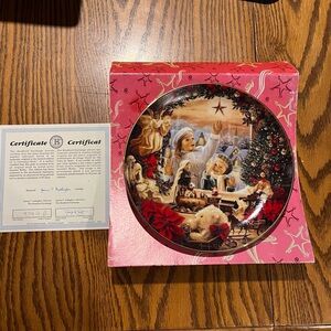 Christmas Decorative Plate “A Christmas Wish”